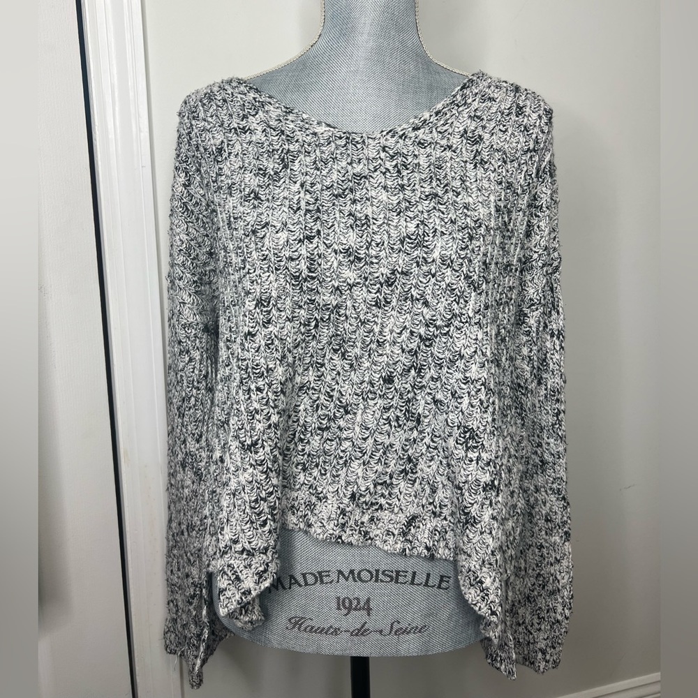 GARAGE Black and White Oversized Sweater